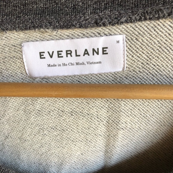 EUC Women’s Everlane Grey Tunic Sweatshirt M - Picture 7 of 11